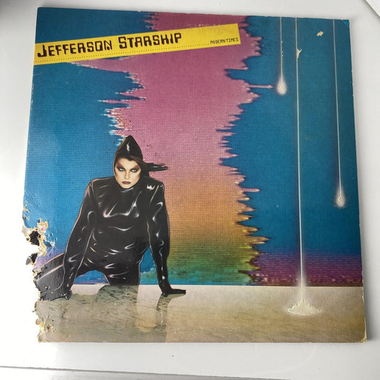 Vintage Jefferson Starship Modern Times 12" Vinyl LP 1981 Grunt Classic Rock