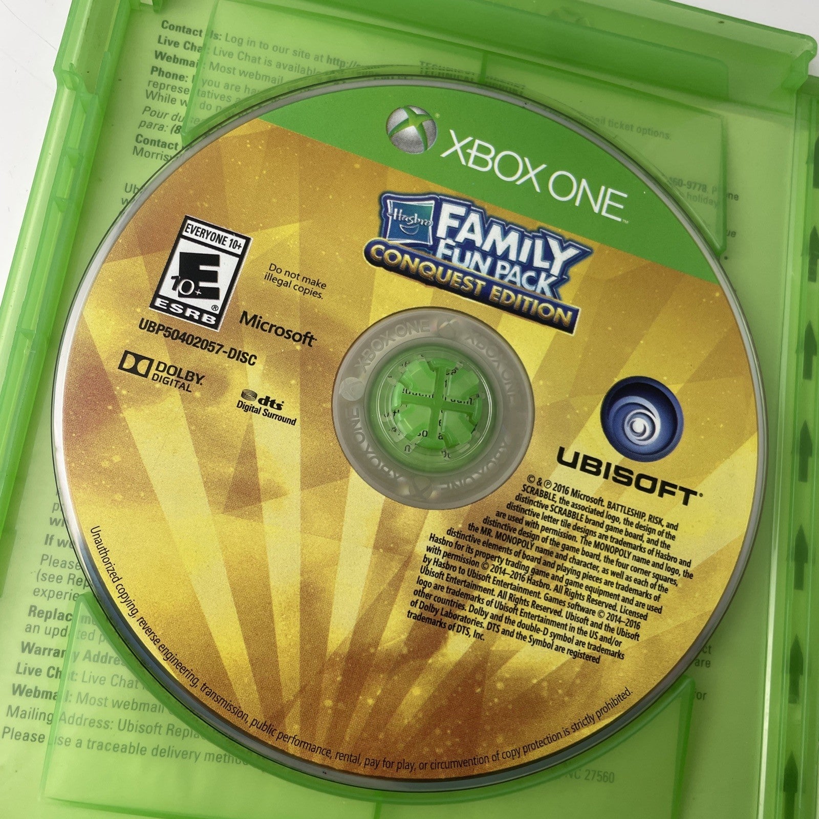 Xbox One HASBRO FAMILY FUN PACK CONQUEST Edition