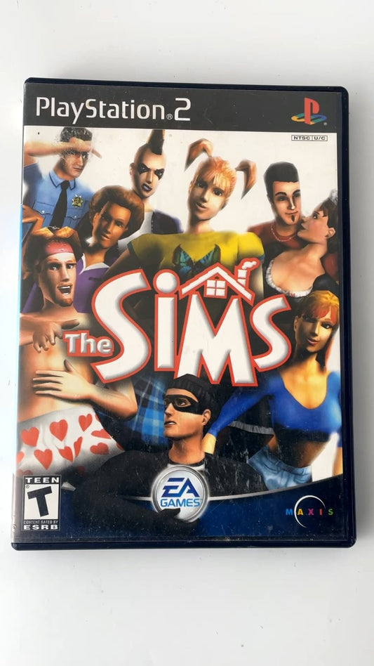 The Sims PlayStation 2 Video Game Multiplayer Simulation EA