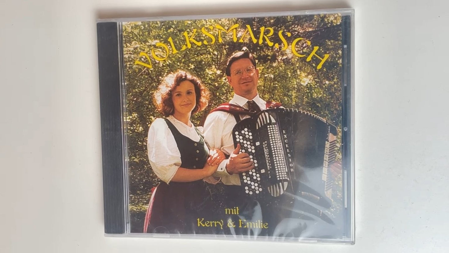 Volksmarsch mit Kerry & Emilie CD Traditional Alpine Folk Yodeling 1990s NEW