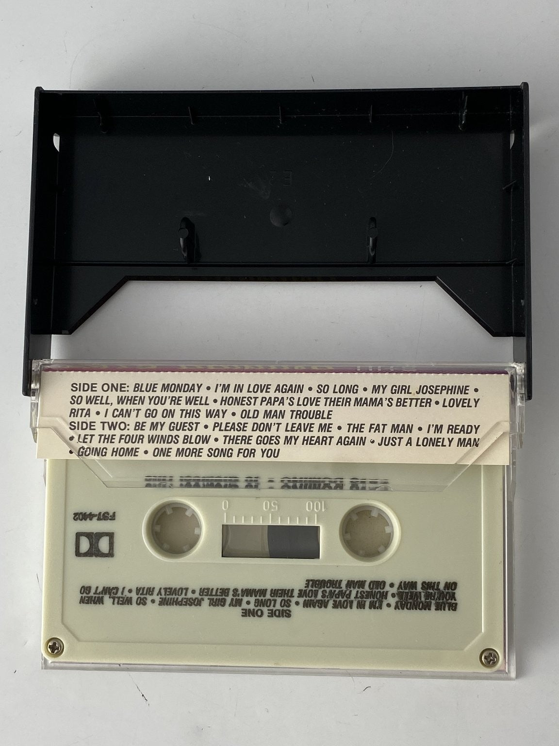 Fats Domino 18 Hits Cassette FST-4402 Gusto Records Hits Collection