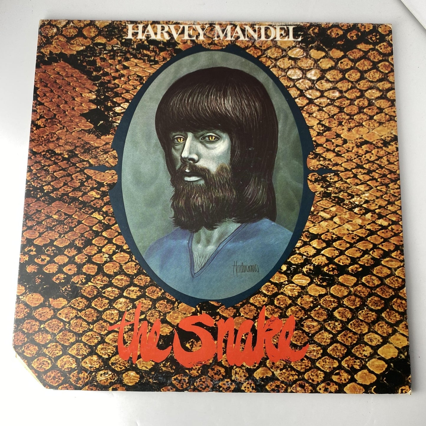 Vintage Harvey Mandel The Snake 12" Black Vinyl LP 1972 Janis Blues Rock Album