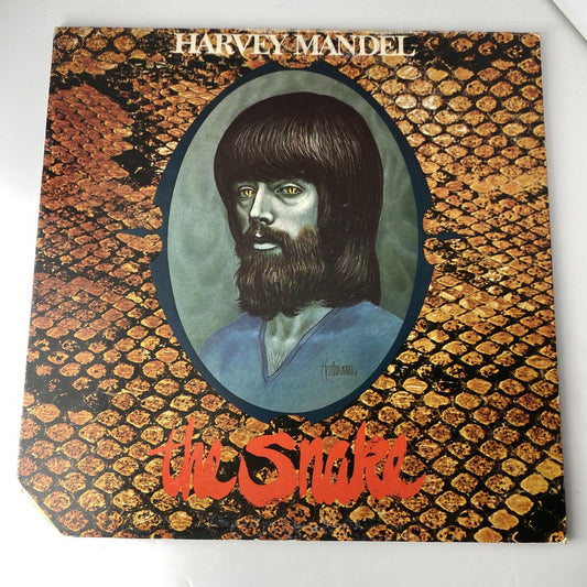 Vintage Harvey Mandel The Snake 12" Black Vinyl LP 1972 Janis Blues Rock Album