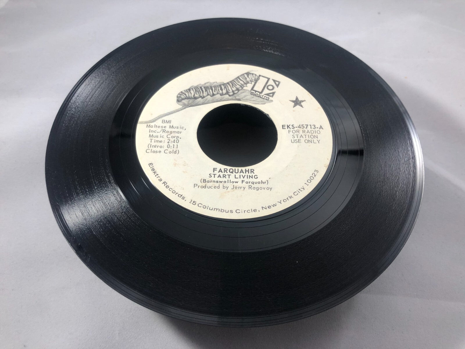 Fabulous Farquahr Some Kind OF God/Hollywood 45 RPM Verve Forecast Records G+