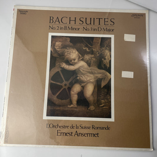 Bach Suites, Ernest Ansermet, 1981, Original Vinyl LP,  Factory SEALED