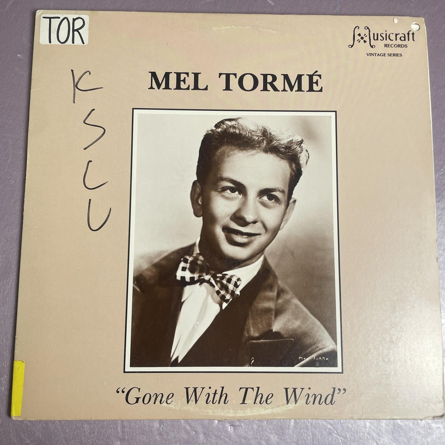 Vintage Mel Torme Vol. 3 Gone With The Wind 12" Vinyl LP 1985 Musicraft Jazz