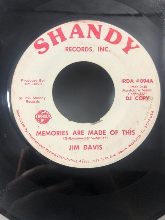 Country 45 Jim Davis - Before This Day Ends / Change The Dirt On Shandy G+ PROMO