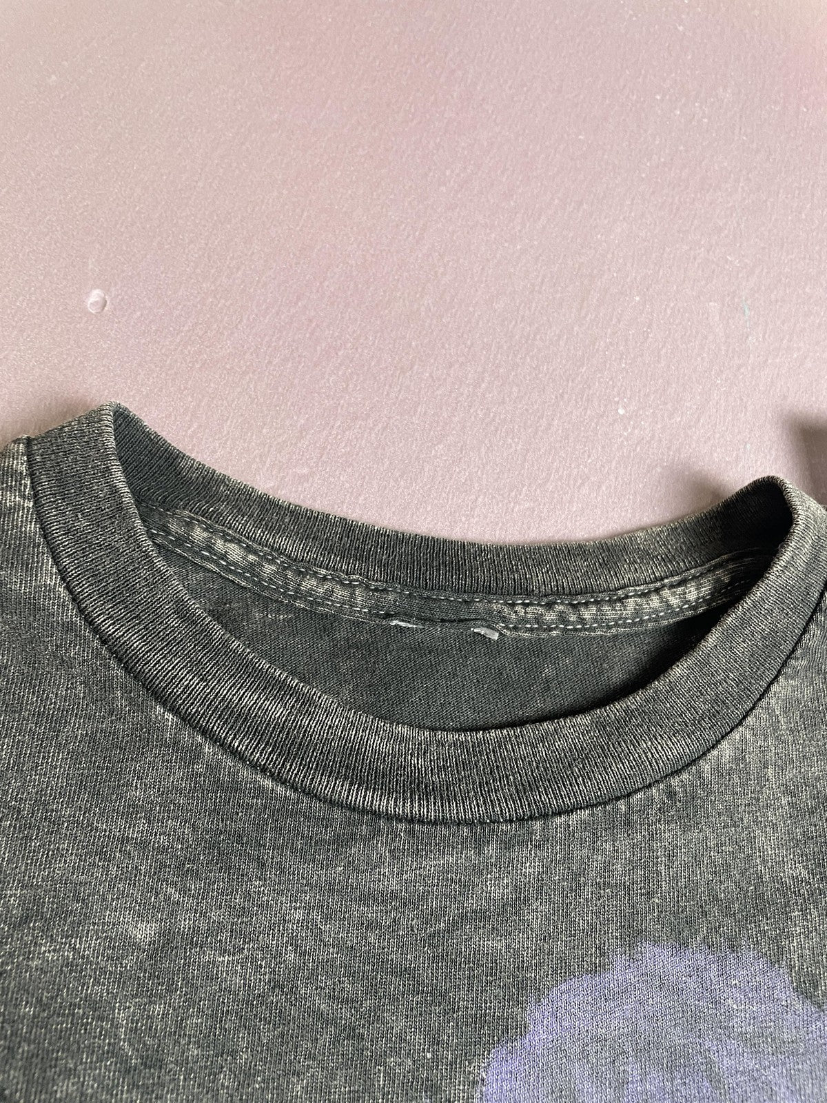 Twilight Shirt Womens Medium Black Acid Wash Movie Graphic Crewneck Tee Vampire