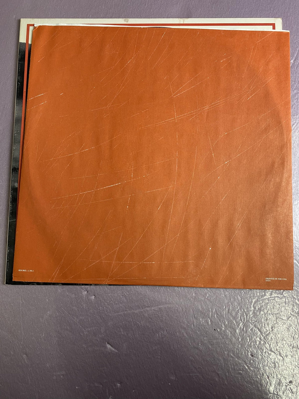 Vintage John Cougar Mellencamp Scarecrow 12" Black Vinyl LP 1985 Riva Rock