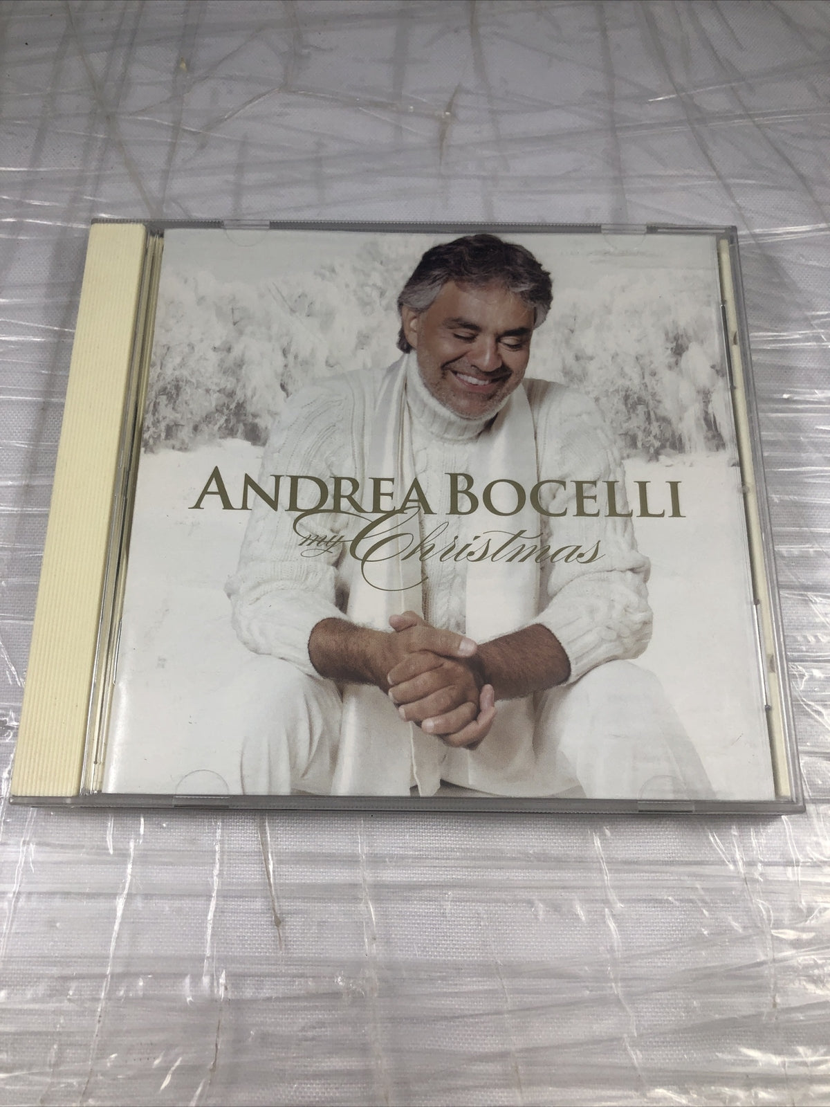 My Christmas - Audio CD By Andrea Bocelli - GOOD Vintage Holidays Piano Music