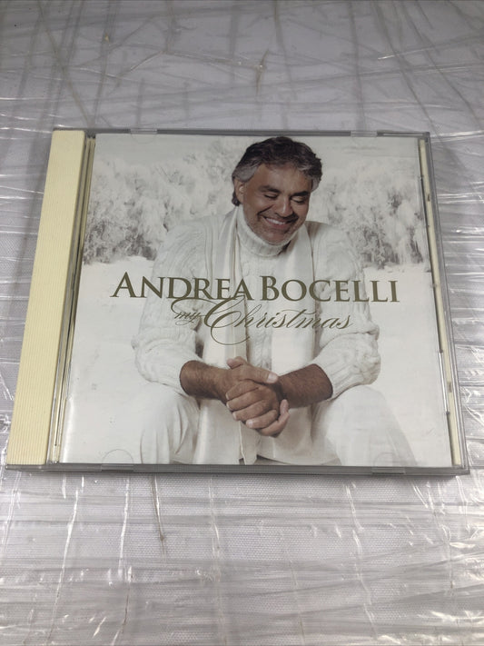 My Christmas - Audio CD By Andrea Bocelli - GOOD Vintage Holidays Piano Music