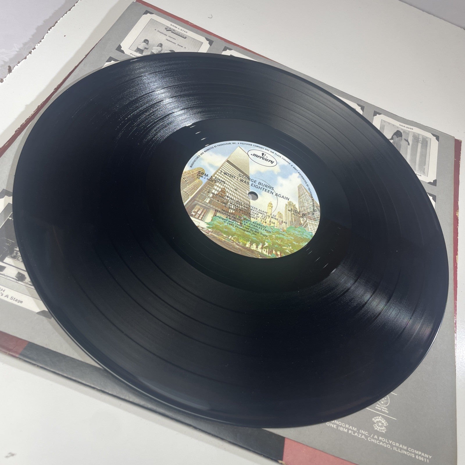 1980 George Burns I Wish I Was Eighteen Again LP Album Vinyl Record