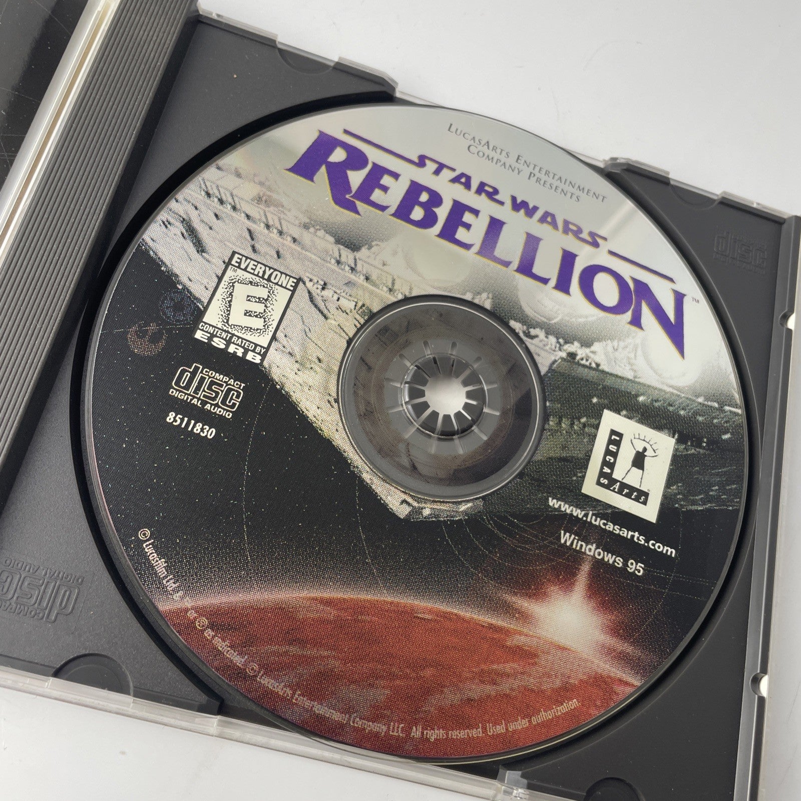 Star Wars: Rebellion LucasArts PC Game 1998 Windows 95 Tested & Working