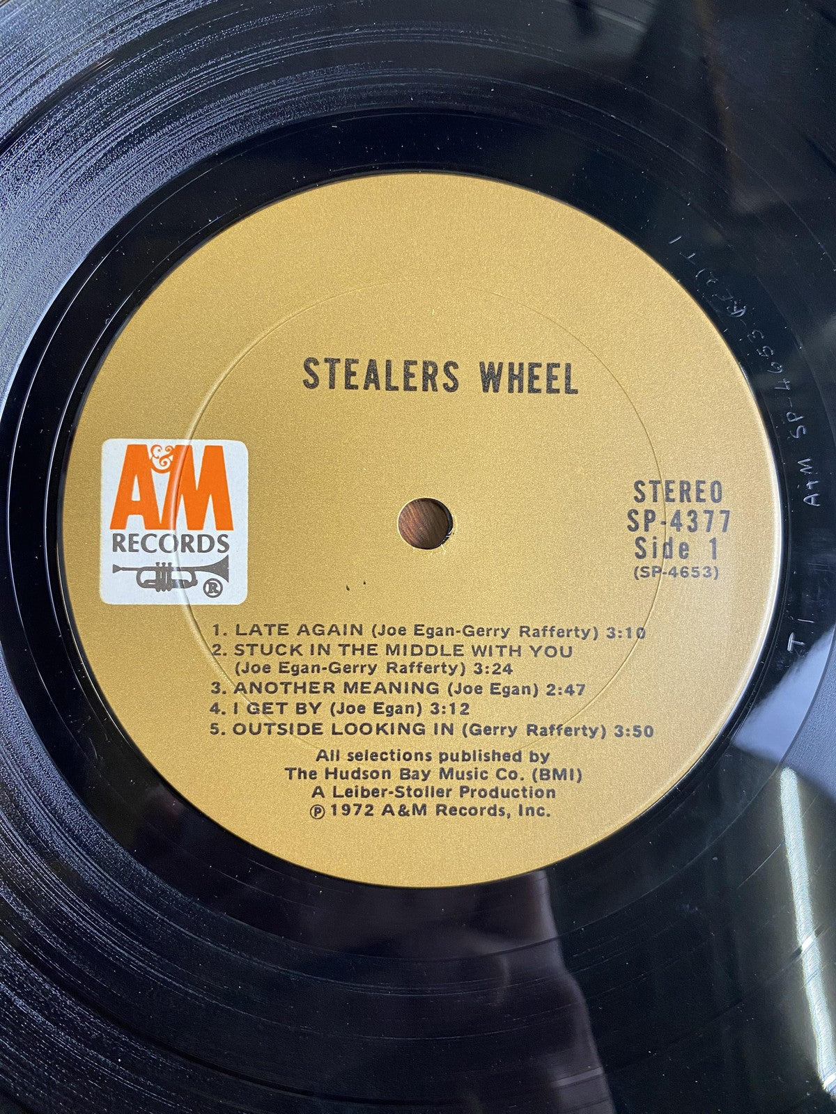 Vintage Stealers Wheel Self-Titled 12" Vinyl LP 1972 AFM Classic Rock Album