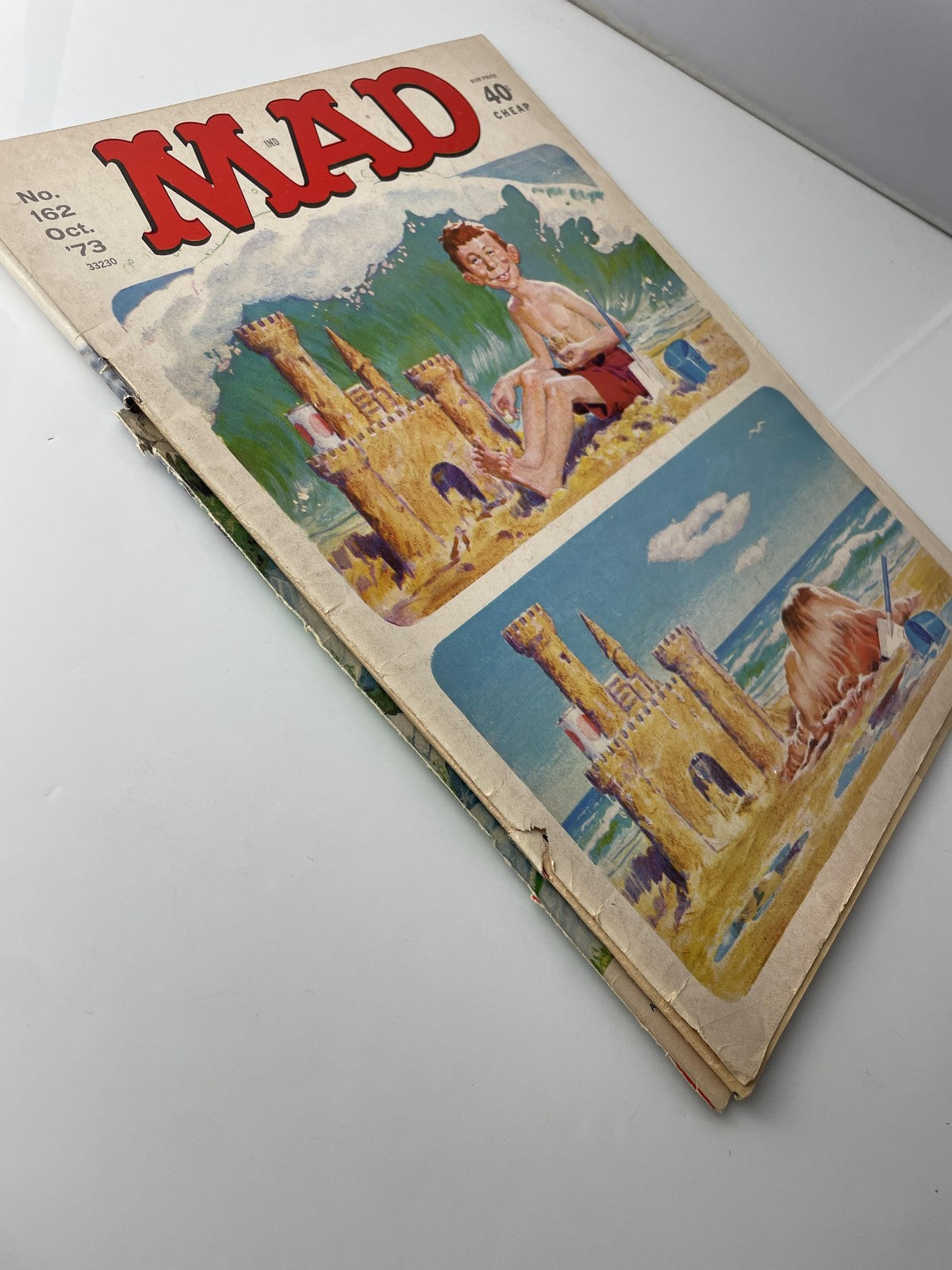 Vintage MAD Magazine No. 162 October 1973 Alfred E. Neuman Nixon Satire Humor
