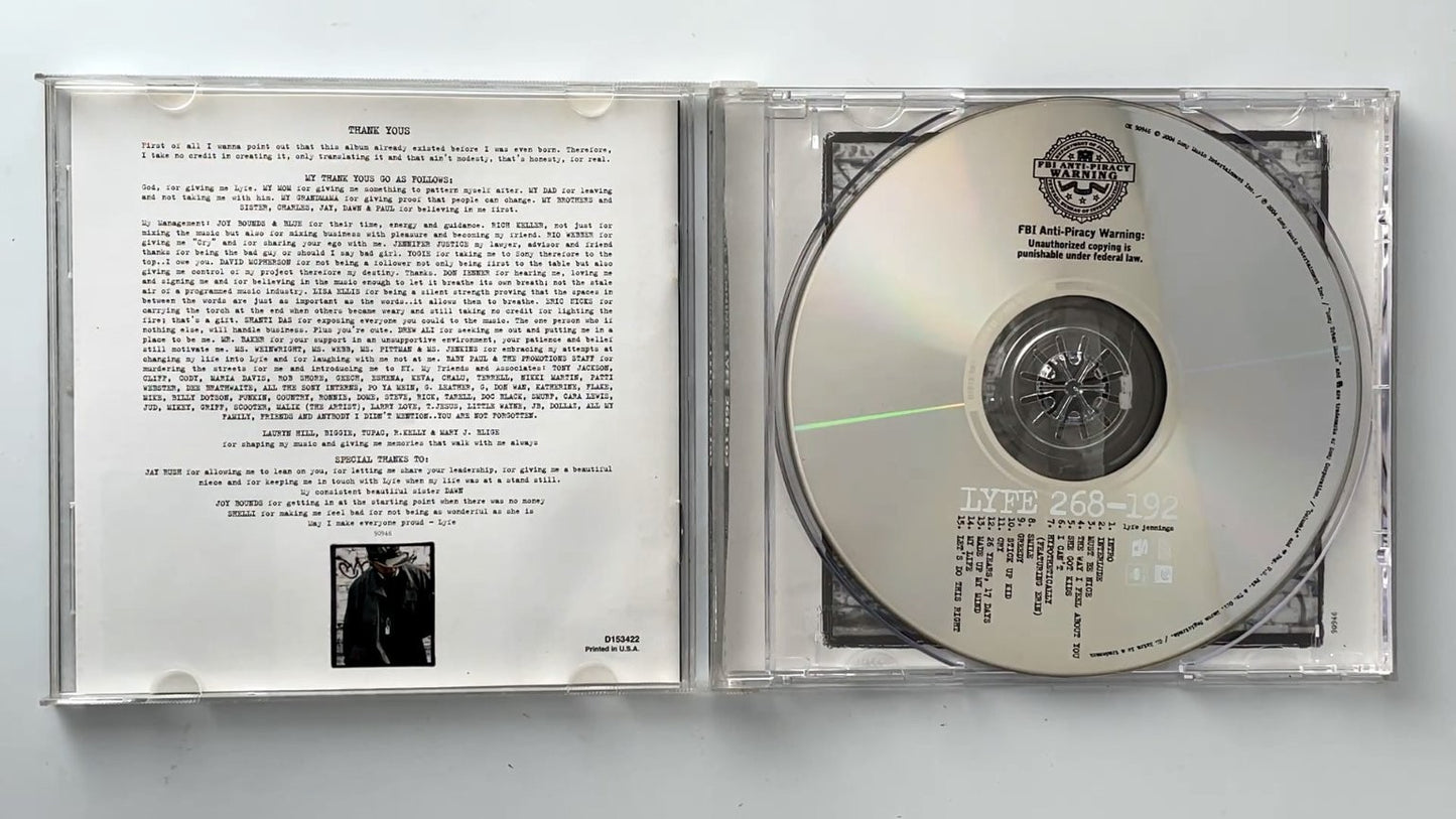 Lyfe Jennings - Lyfe 268-192 CD 2004 Debut Soul/R&B Sony Music