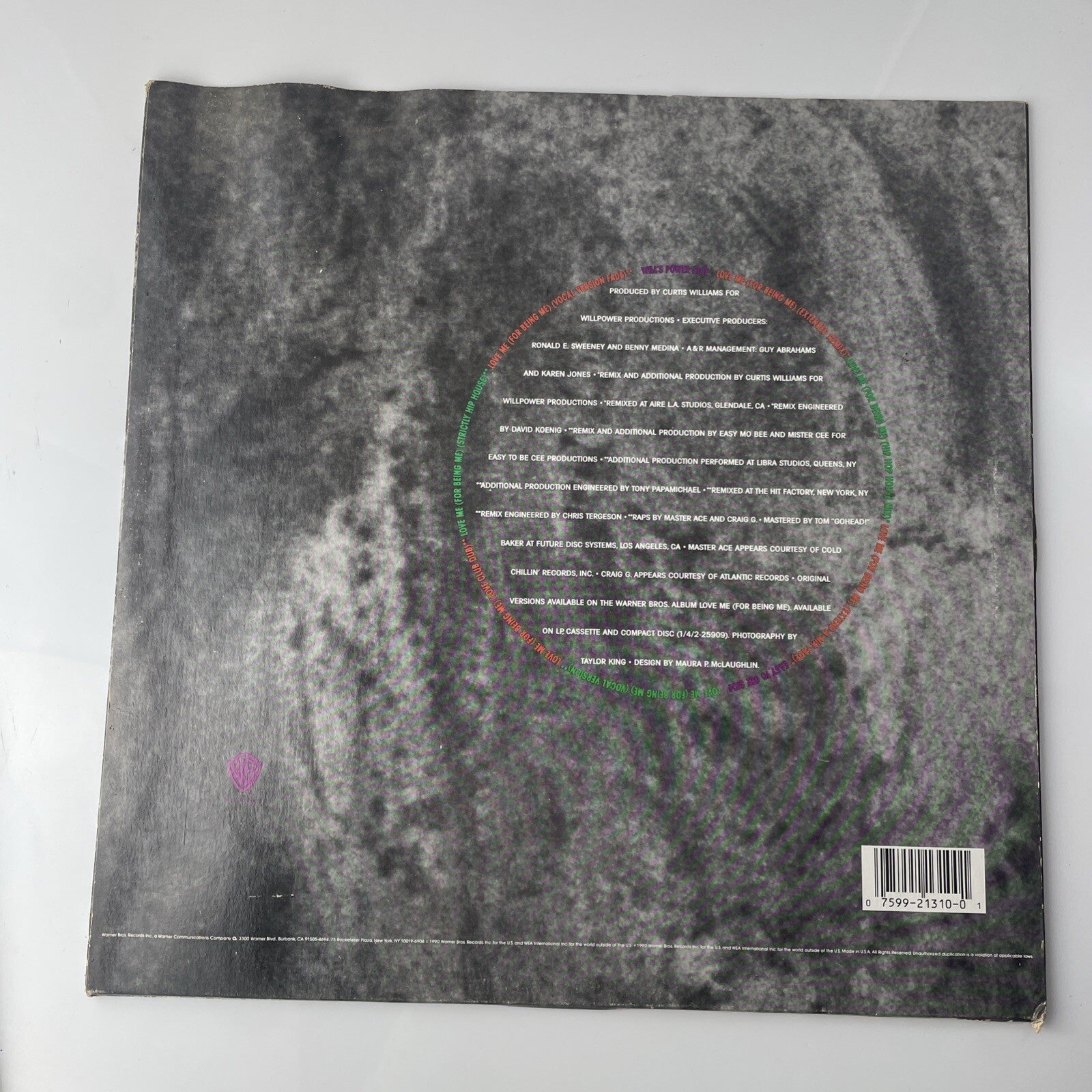 Angela Love Me For Being Me PROMO SINGLE Vinyl Record Album