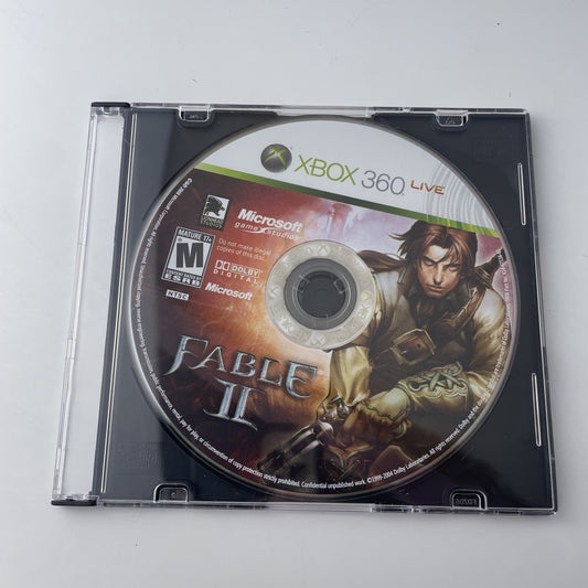 Microsoft Fable 2 (Xbox 360, 2018) Video Game VG Disc Only