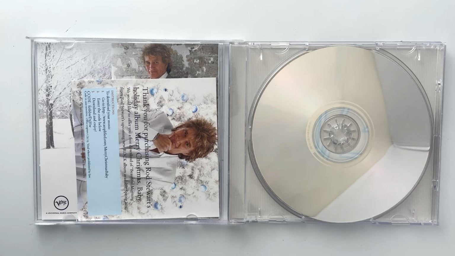 Rod Stewart - Merry Christmas Baby CD 2012 Verve Holiday Jazz