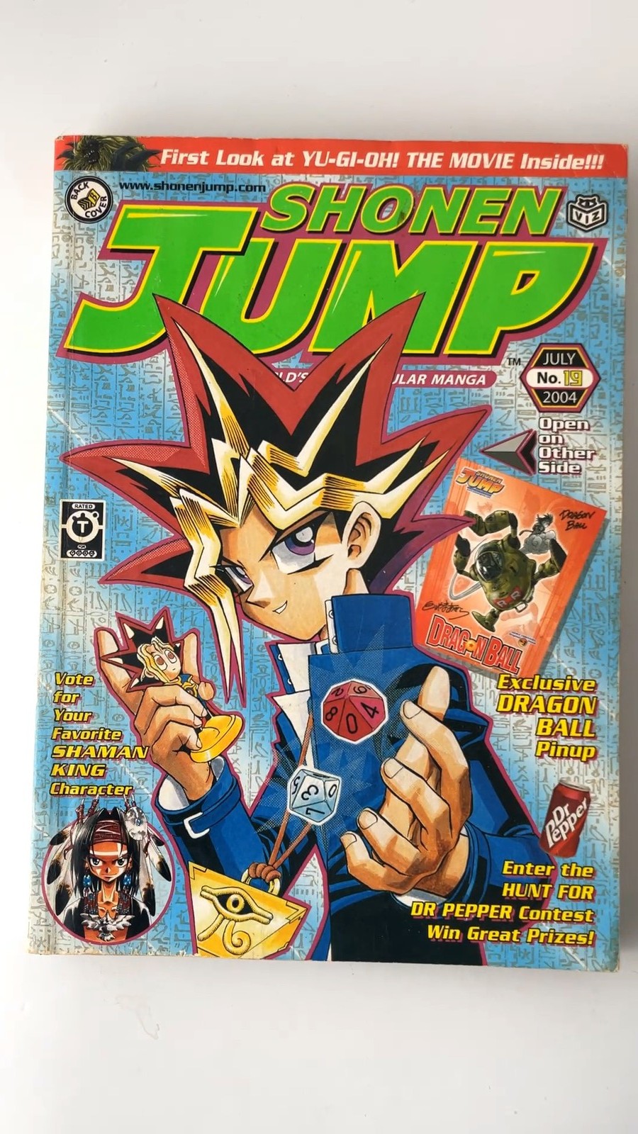 Shonen Jump July 2004 Volume 2 Issue 7 Illustrated Manga Magazine NO CARD