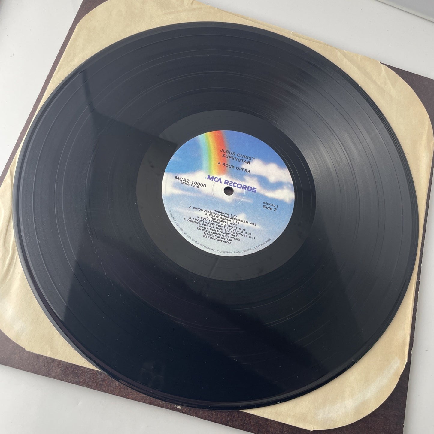 Andrew Lloyd Webber Jesus Christ Superstar (LP) 2LP Decca DXSA 7206 Rock 1970 VG