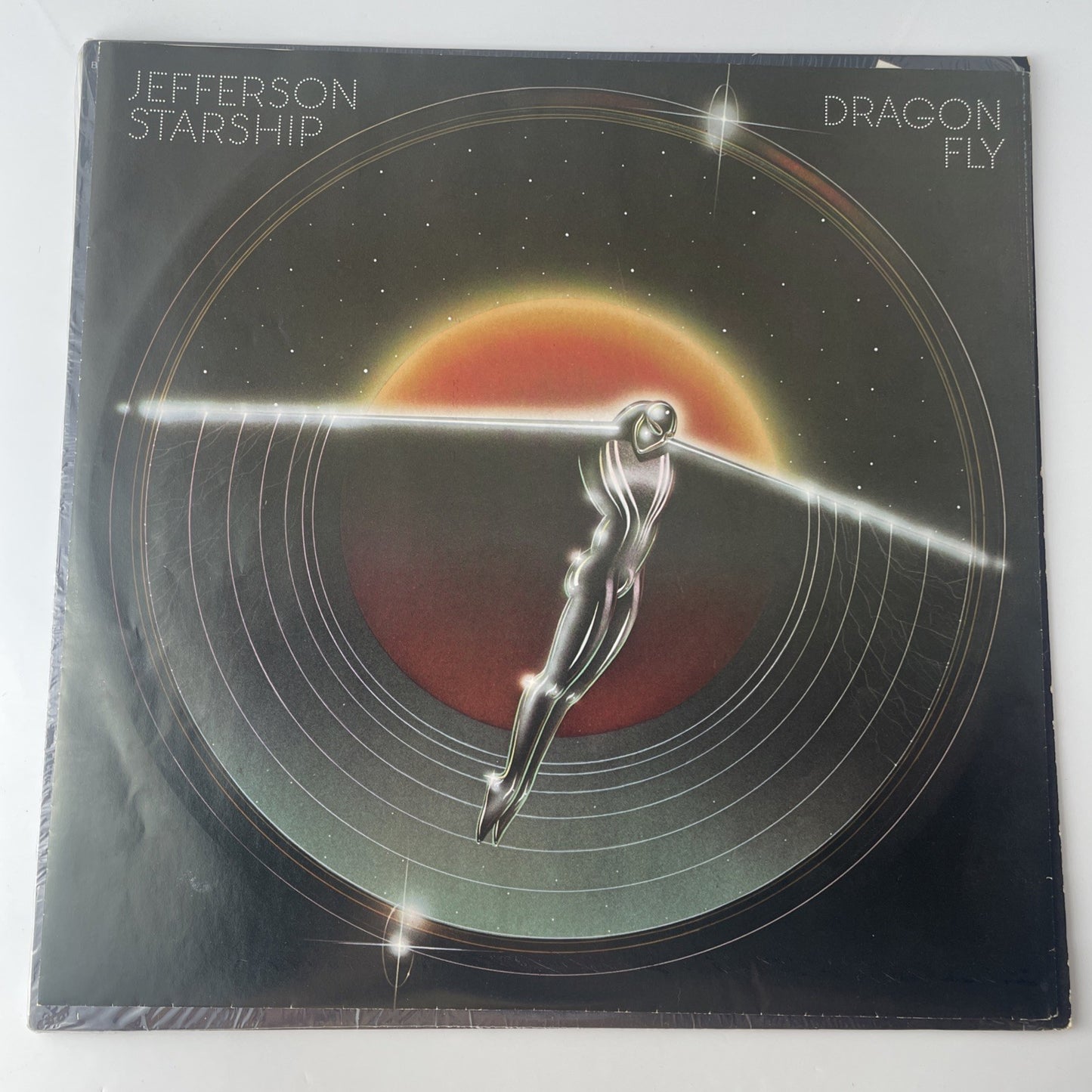 Jefferson Starship ‎Dragon Fly French Press Vinyl LP BFL1-0717 1974 VG+ In Shrin