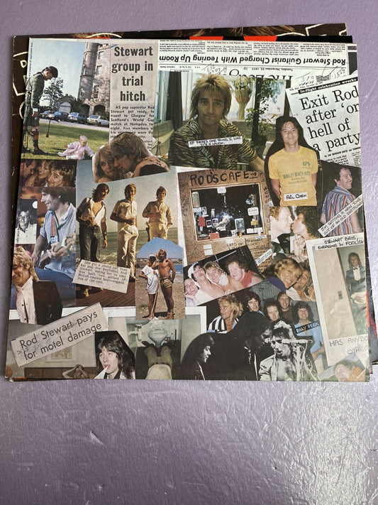 Vintage Rod Stewart Foolish Behaviour 12" Black Vinyl LP 1980 Warner Rock Pop