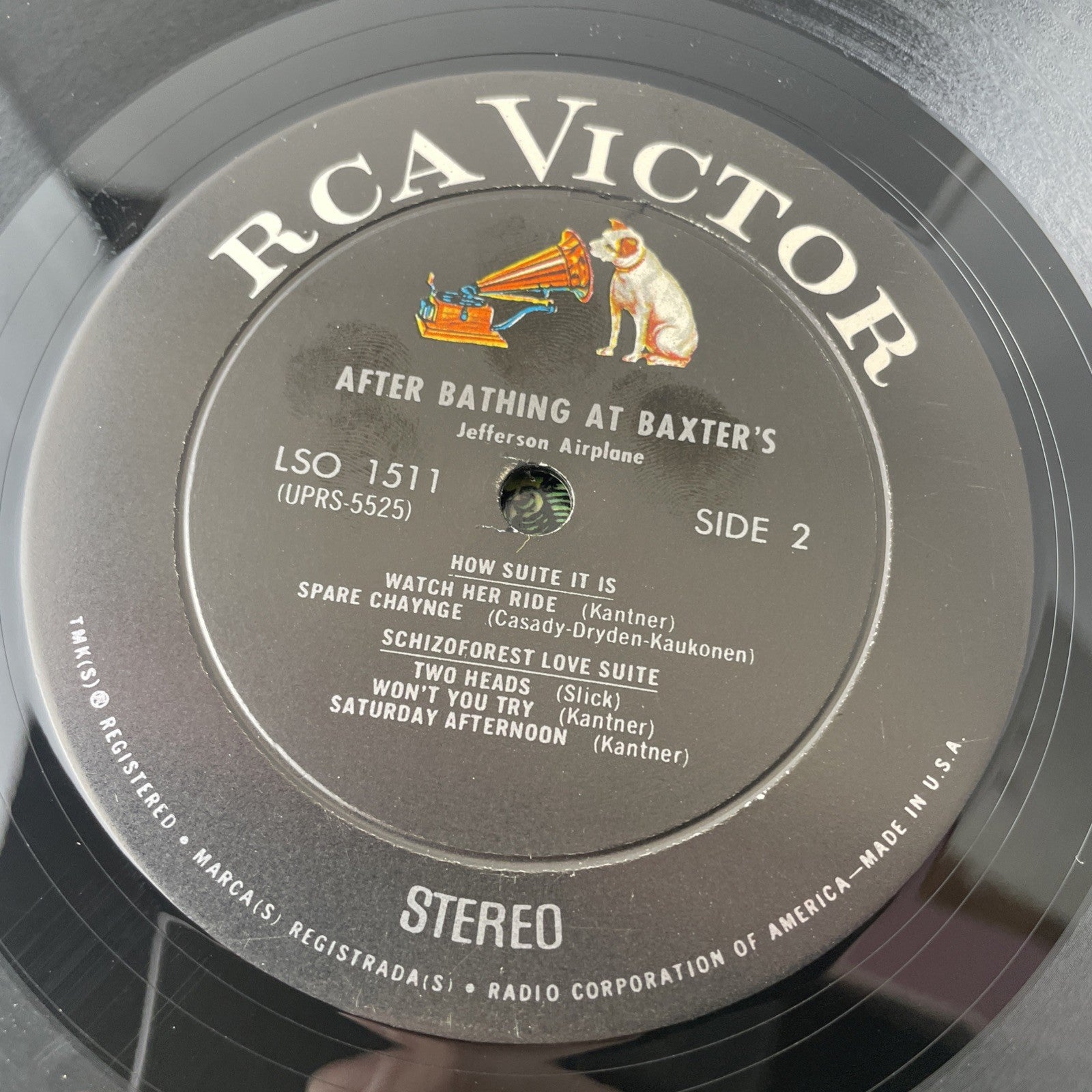 Jefferson Airplane After Bathing at Baxter's LP 1967 RCA LSO-1511 1st Press