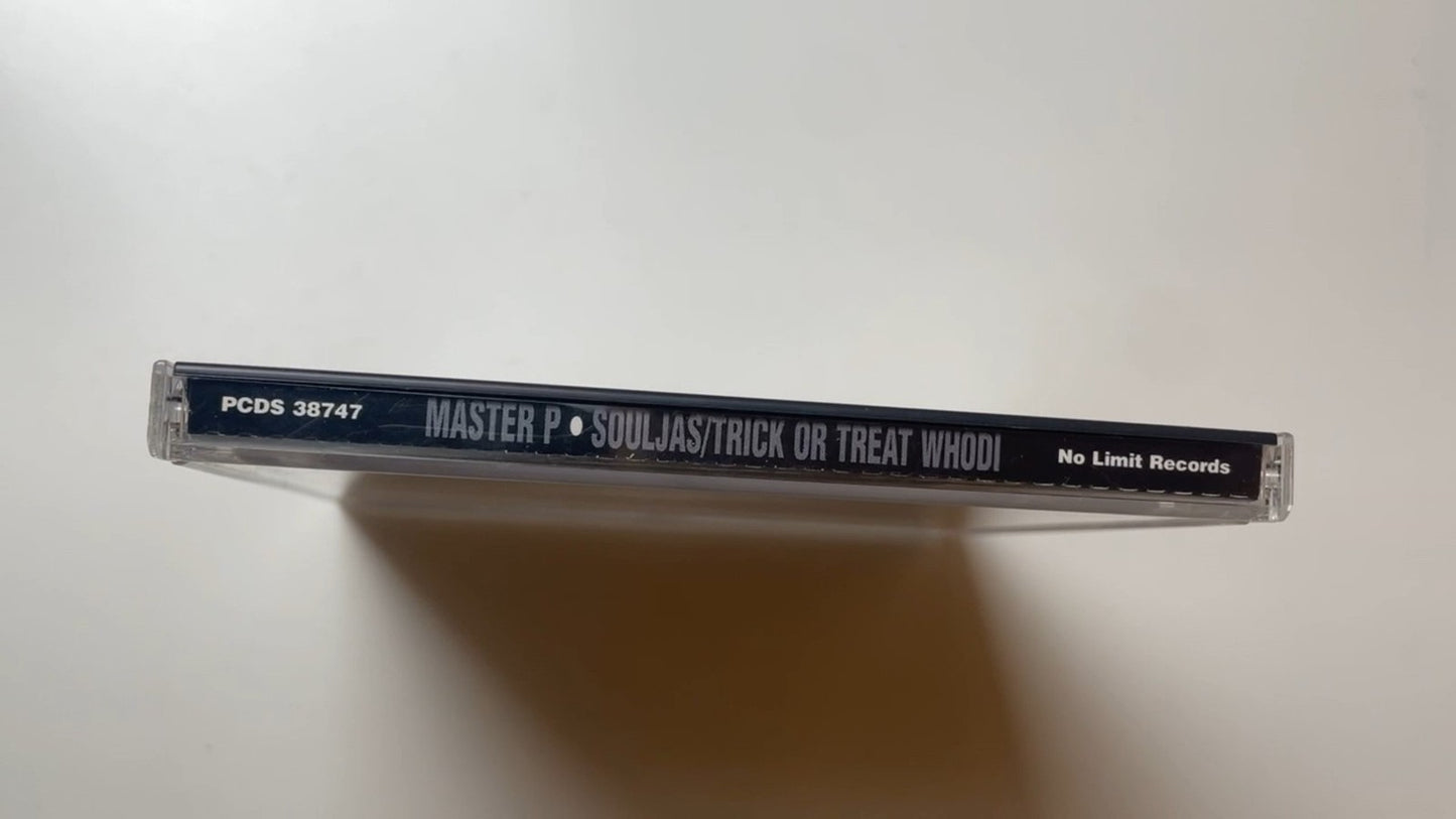 Master P - Souljas / Trick Or Treat Whodi CD 2000 Hip Hop No Limit