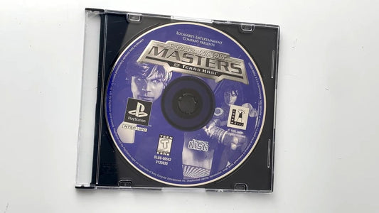 Star Wars Masters of Teräs Käsi PlayStation Video Game PS1 DISC ONLY