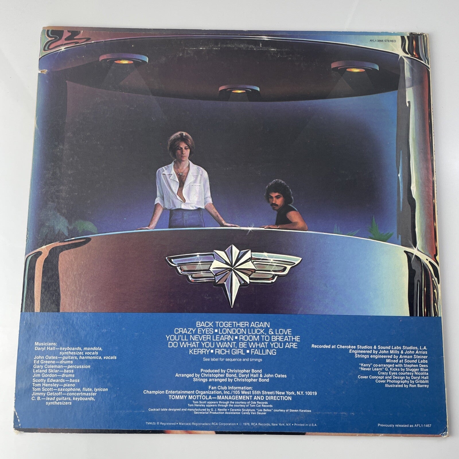 Daryl Hall & John Oates : Bigger Than Both Of Us. Vinyl, Lp. 1976. Tested 