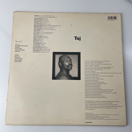 Taj Mahal - Taj - 1986 Vinyl LP - Funk / Soul / Blues Vintage Original Record