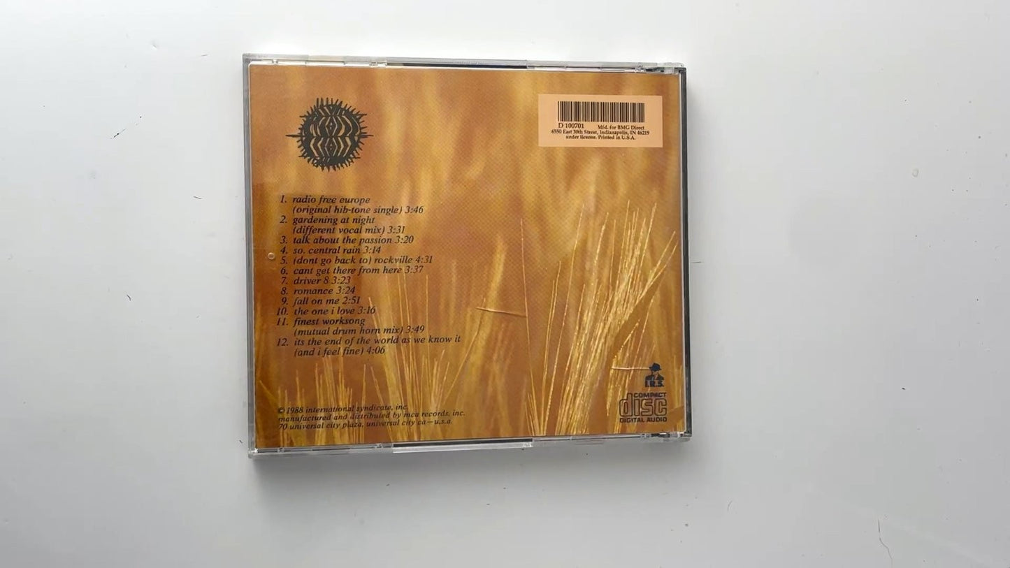 R.E.M. - Eponymous CD 1988 Compilation Alternative Rock I.R.S. Label