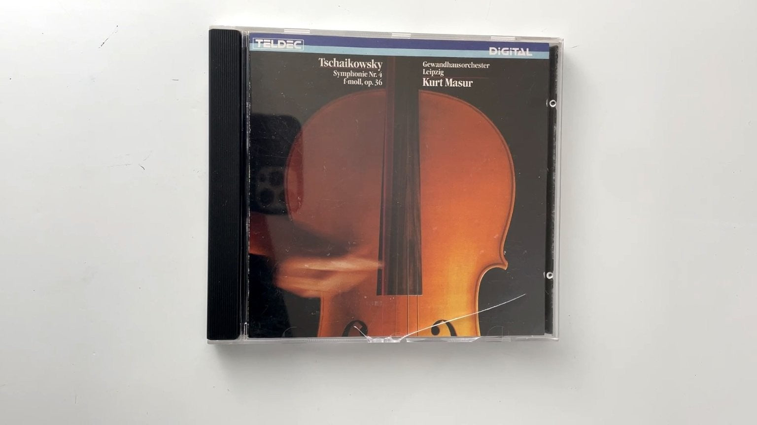 Tschaikowsky Symphony No.4 CD 1987 Kurt Masur Gewandhausorchester Teldec