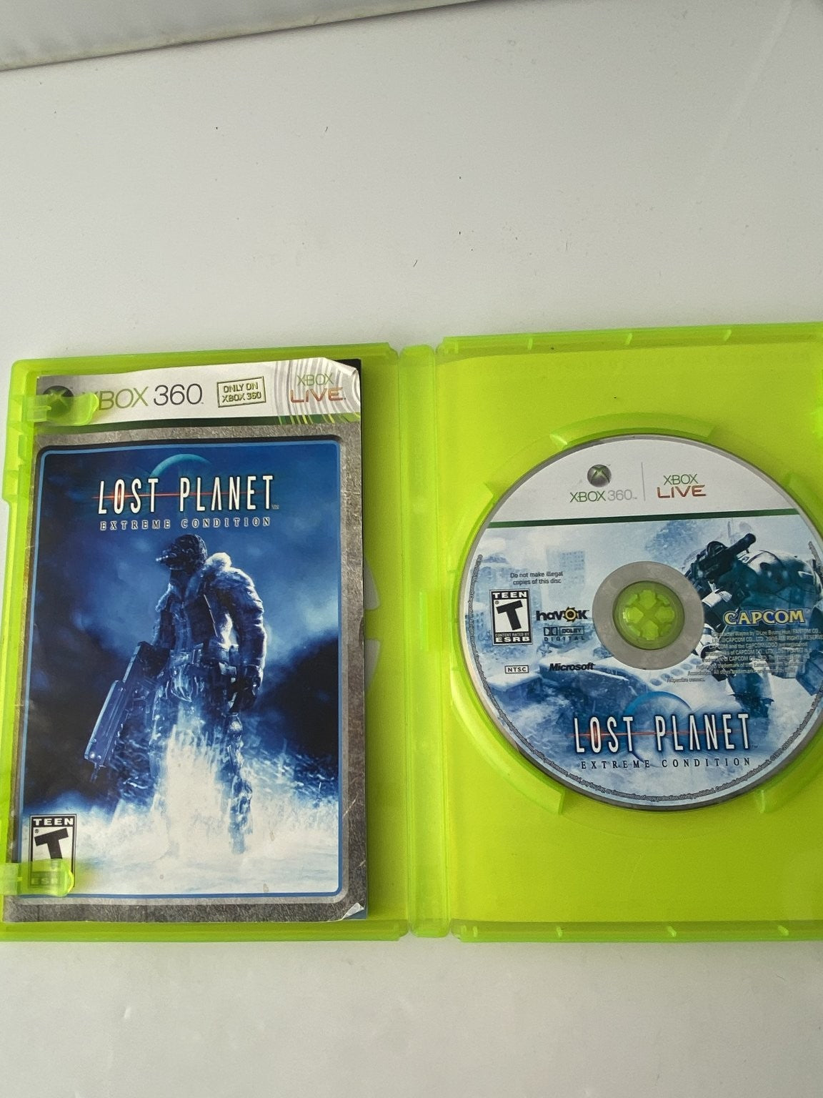 Lost Planet Extreme Condition Xbox 360 Video Game Multiplayer Sci-Fi Shooter