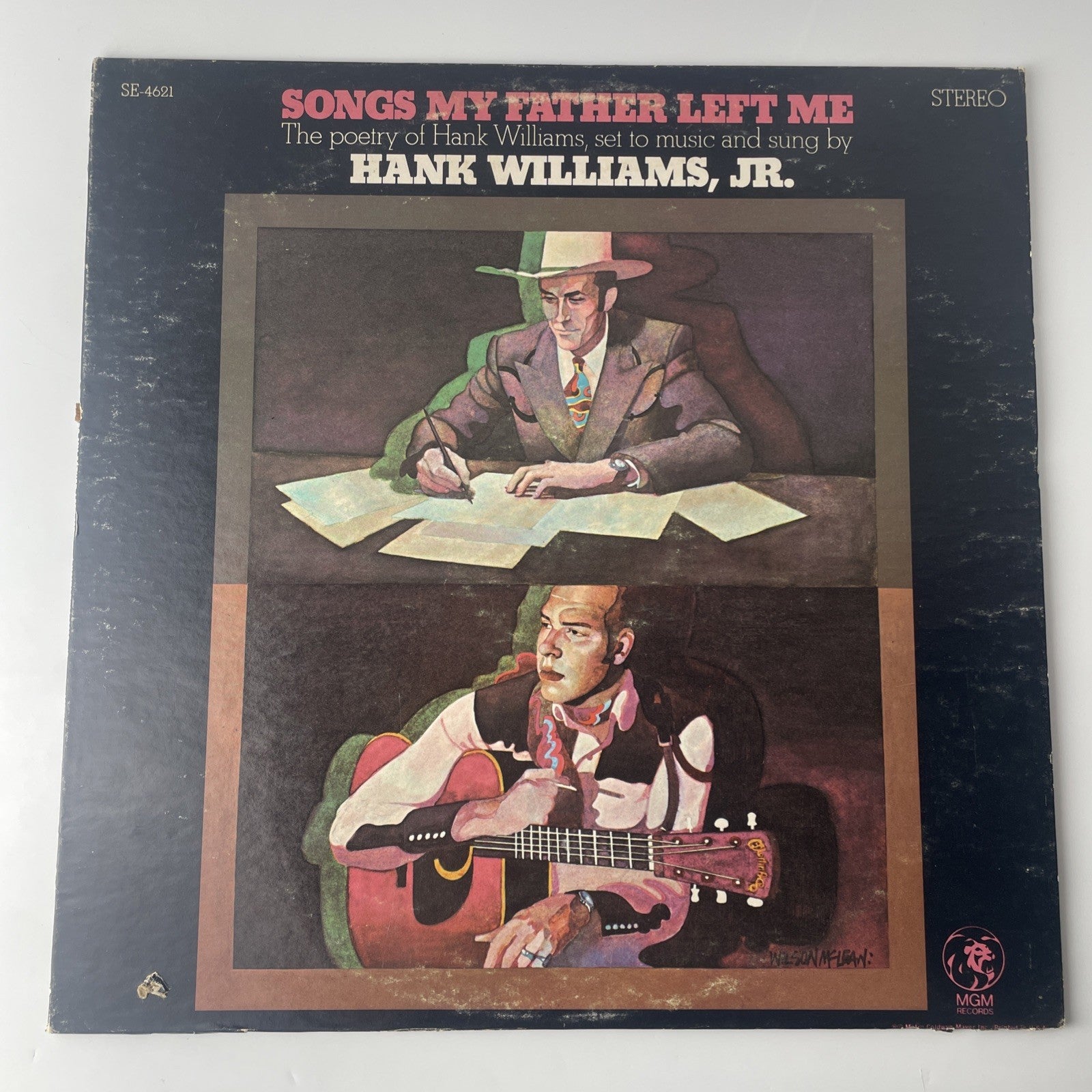 Hank Williams Jr. Songs My Father Left Me MGM Records SE-4621 1969 Vinyl LP