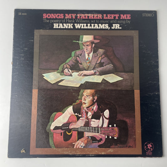 Hank Williams Jr. Songs My Father Left Me MGM Records SE-4621 1969 Vinyl LP