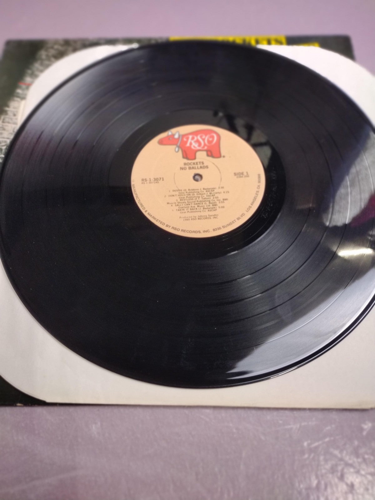 Vintage The Strokes 12" Vinyl LP No Ballads RSO Black Classic Hard Rock 1980