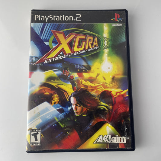 XGRA: Extreme-G Racing (Sony PlayStation 2, 2003) Acclaim Driving NO MANUAL