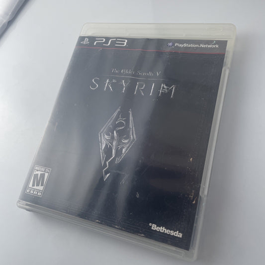 The Elder Scrolls V Skyrim  (Playstation 3 PS3, 2013) Good Condition