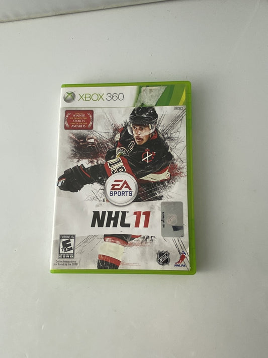 NHL 11 Xbox 360 Video Game Hockey Sports EA Sports Multiplayer