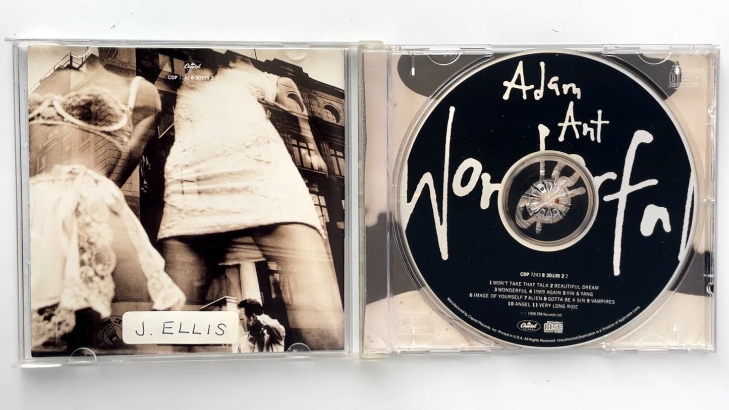 Adam Ant - Wonderful CD 1995 Pop Rock Capitol Records