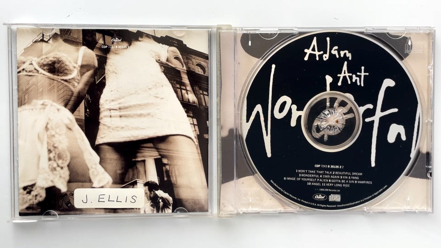 Adam Ant - Wonderful CD 1995 Pop Rock Capitol Records