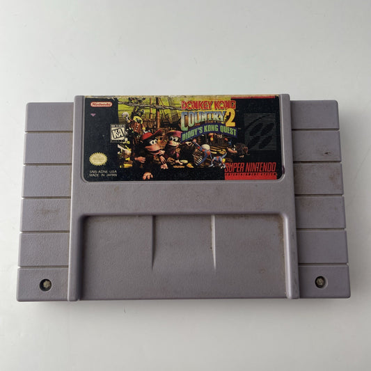 Donkey Kong Country 2 Super Nintendo SNES Authentic Tested And Working Cart Only
