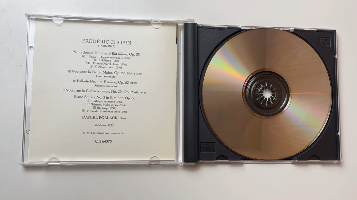 Chopin - The Romantic Piano CD 1994 Infinity Digital Classical QK64373