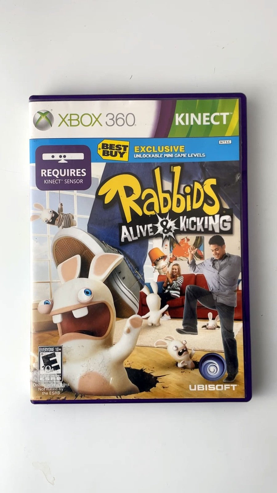Rabbids Alive & Kicking Xbox 360 Kinect Video Game Multiplayer