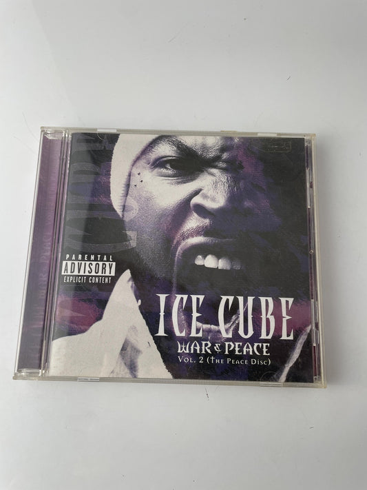 Vintage Ice Cube CD War & Peace Vol. 2 The Peace Disc Rap Hip Hop 2000 Explicit