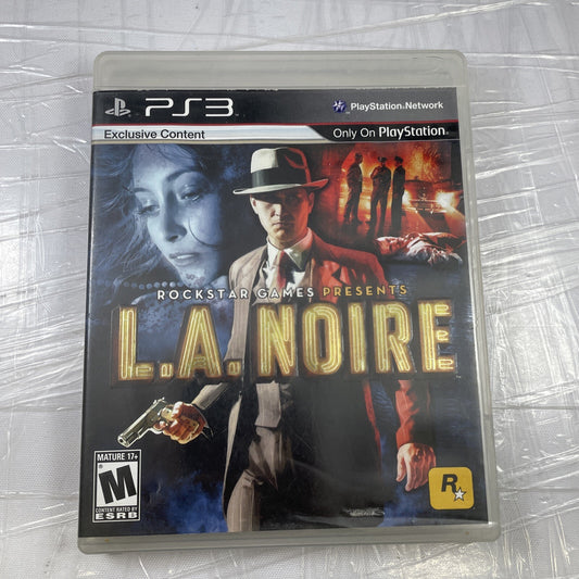L.A. Noire (PlayStation 3/PS3), Complete with Manual, Inserts See Pics!