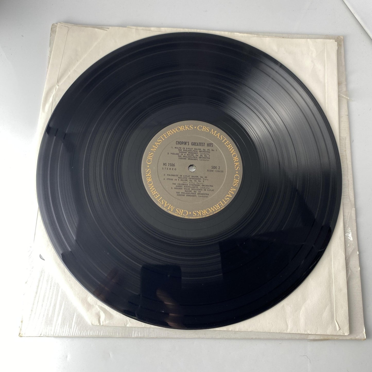 Vintage Chopin's Greatest Hits 12" Black Vinyl LP 1969 Masterworks Classical