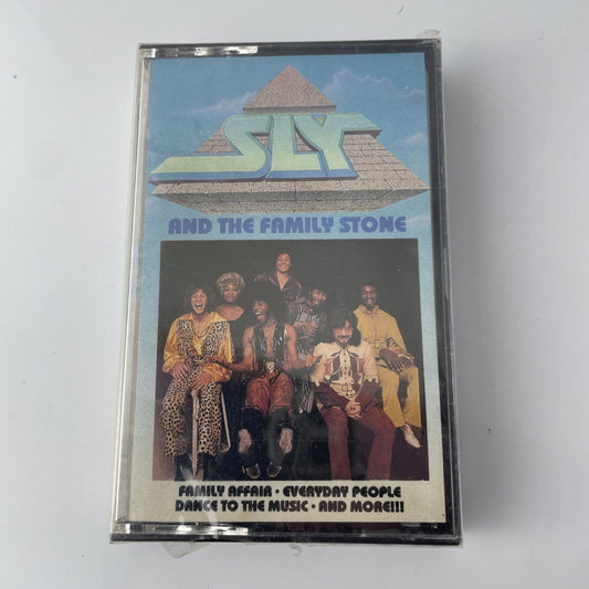 SLY AND THE FAMILY STONE GREATEST HITS Cassette Tape 1987 Funk Soul Rock Rare